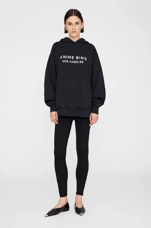 Alto Hoodie Anine Bing - Black All-season Hoodie Sweatshirt