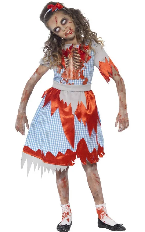 Undead Country Girl Halloween Zombie Costume