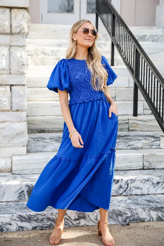 FINAL SALE - Exceptional Sight Blue Maxi Dress Summer maxi dresses