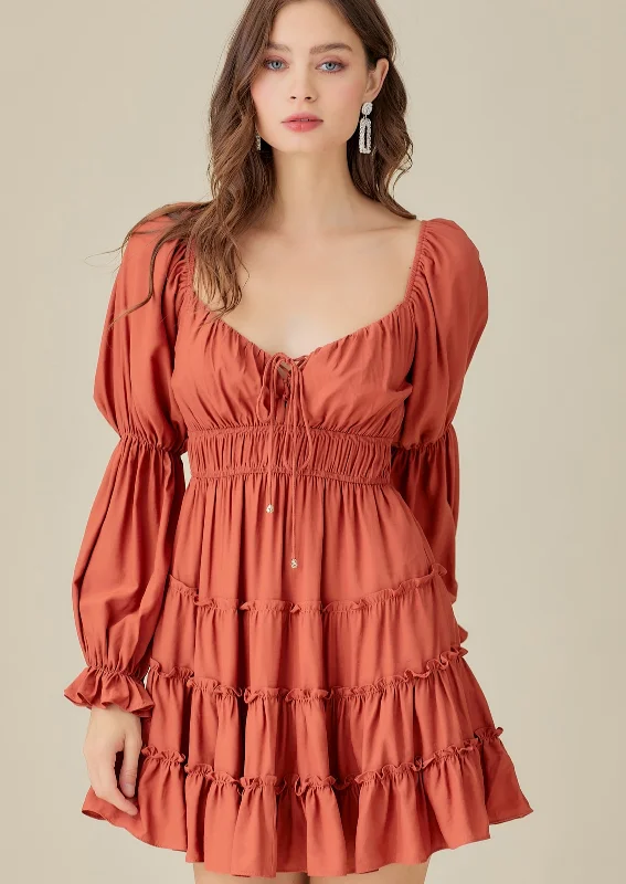 Already Yours Dress - Burnt Orange Fashionable unclassified dresses