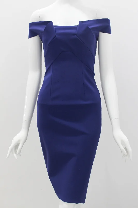 Frascara Bonded Jersey Stretch Off the Shoulder Dress Bodycon unclassified dresses
