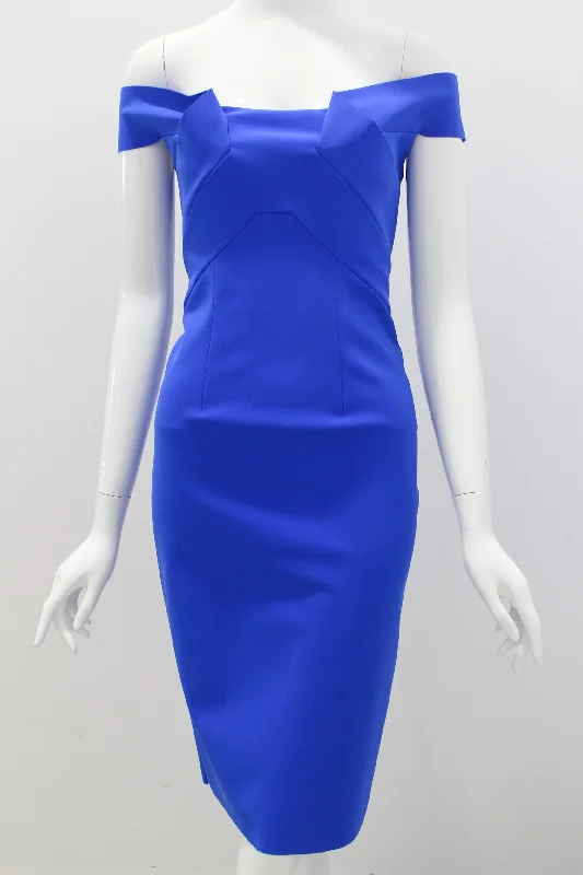 Frascara Bonded Jersey stretch Dress Long unclassified dresses