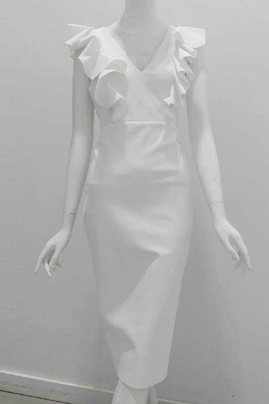 Greta Constantine Gable Sheath Dress Tiered unclassified dresses