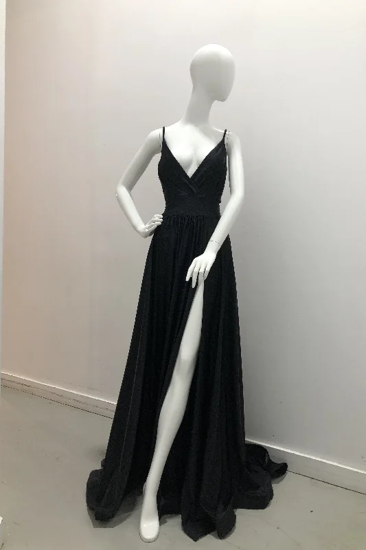 Spaghetti Prom Strap Dress Gown Preppy unclassified dresses