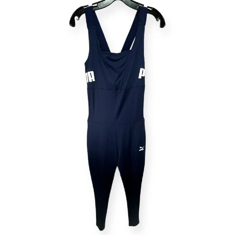 Jumpsuit By Puma In Navy, Size: L Bold pattern unclassified dresses