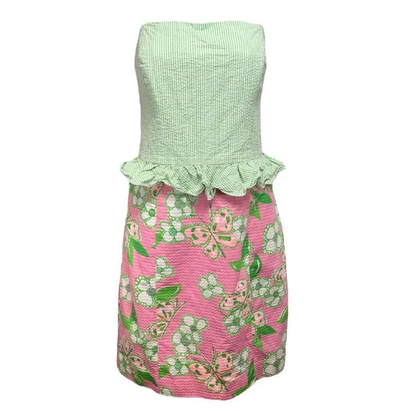 Lowe Peplum Dress in Pretty Pink Tootie Designer Lilly Pulitzer, Size 6 Preppy unclassified dresses Lowe Peplum Dress in Pretty Pink Tootie Designer Lilly Pulitzer, Size 6 Preppy unclassified dresses