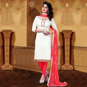 White Cotton Suits Party unclassified dresses