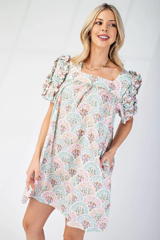 Pink Mix Shift Dress Graduation unclassified dresses