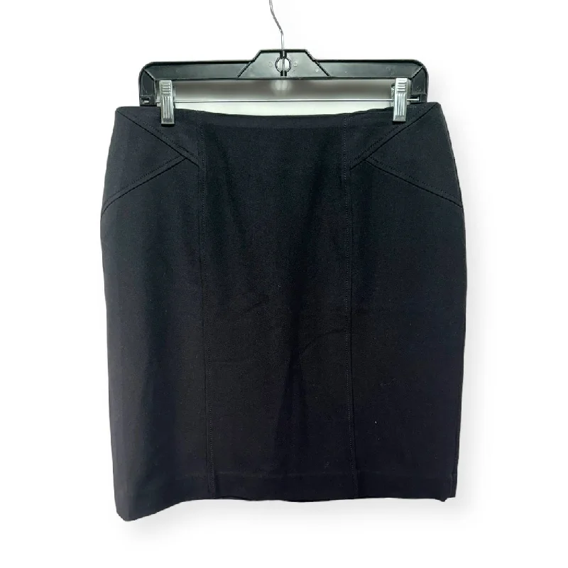 Black Skirt Mini & Short Anne Klein, Size 8 Skater Mini Skirt