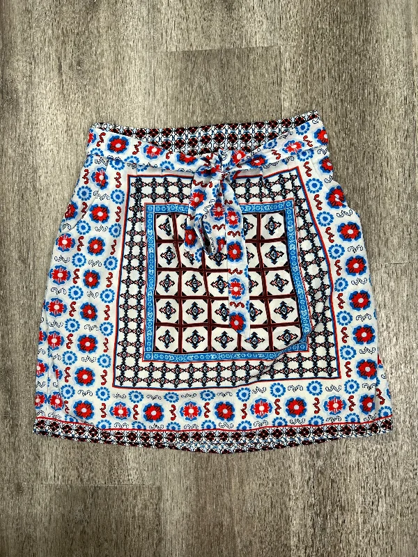 Paisley Print Skirt Mini & Short Miami, Size S Wrap Mini Skirt