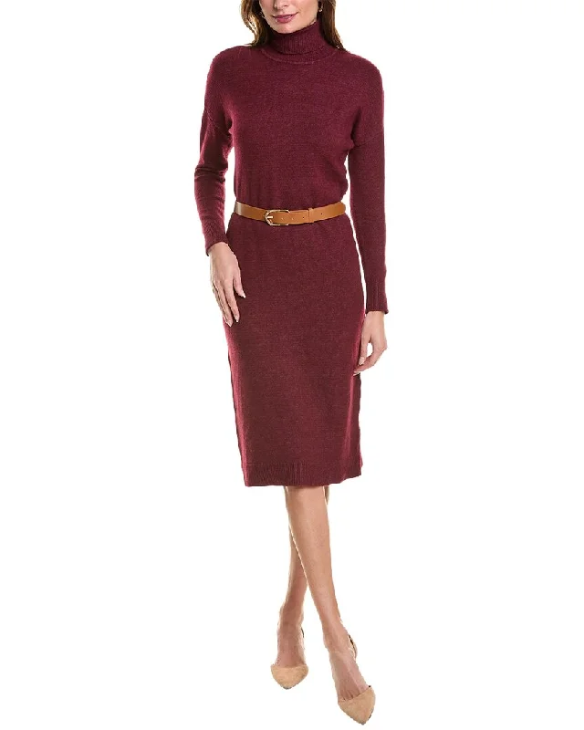 Jones New York Turtleneck Sweaterdress Cozy Knit Gown