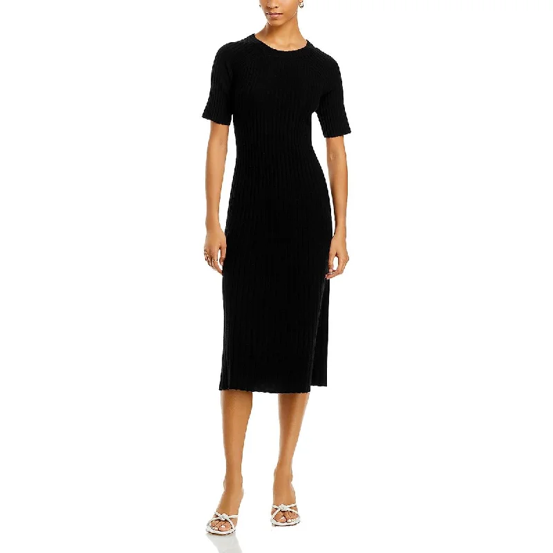 Womens Sweater Dress Cashmere Sweaterdress Loose Knit Sweater