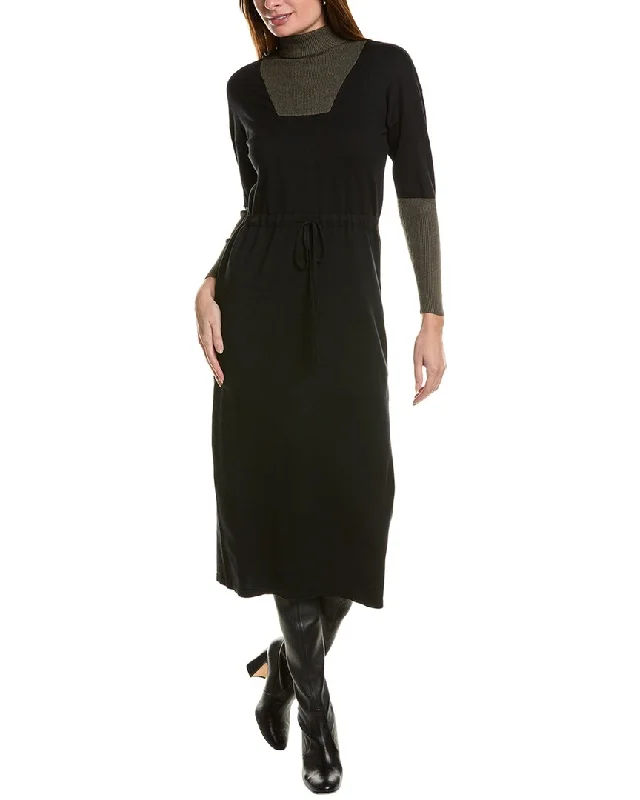 YAL New York Turtleneck Sweaterdress Soft Sweater Dress